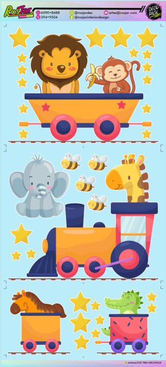 Animalitos Tren B Decopack