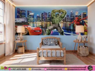 Cars Hulk Spiderman A Decomural