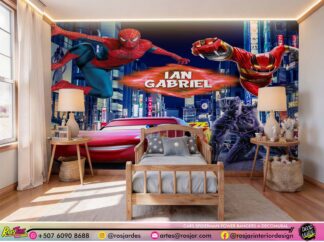 Cars Spiderman Power Rangers A Decomural