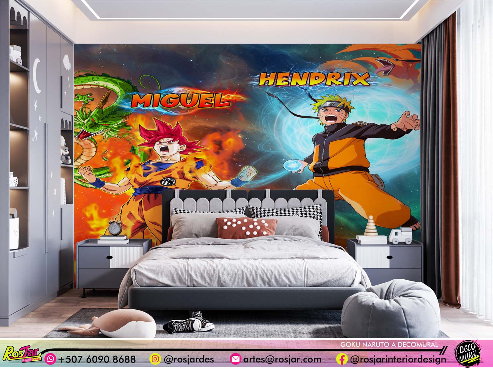 Goku Naruto A Decomural