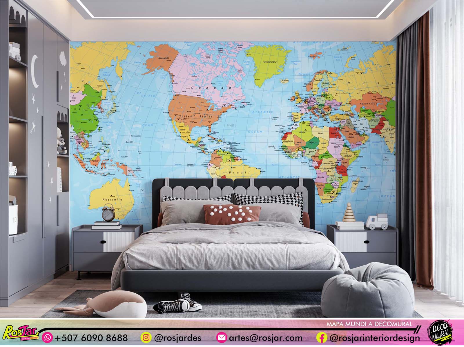 Mapa Mundi A Decomural