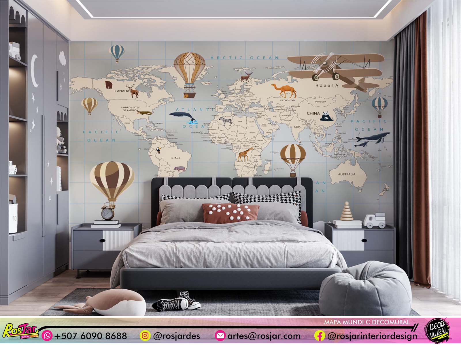 Mapa Mundi C Decomural