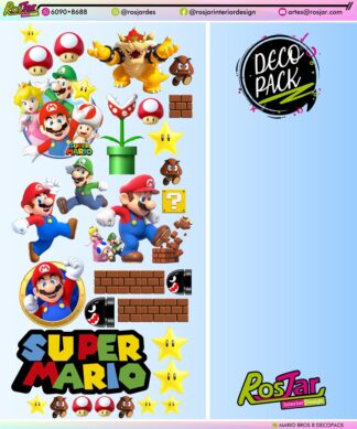 Mario Bros B Decopack