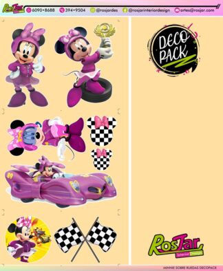 Minnie Sobre Ruedas A Decopack