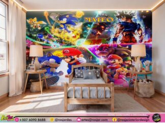 Sonic Goku Mario A Decomural