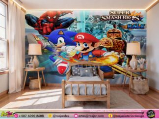 Sonic Mario Roblox Spiderman A Decomural